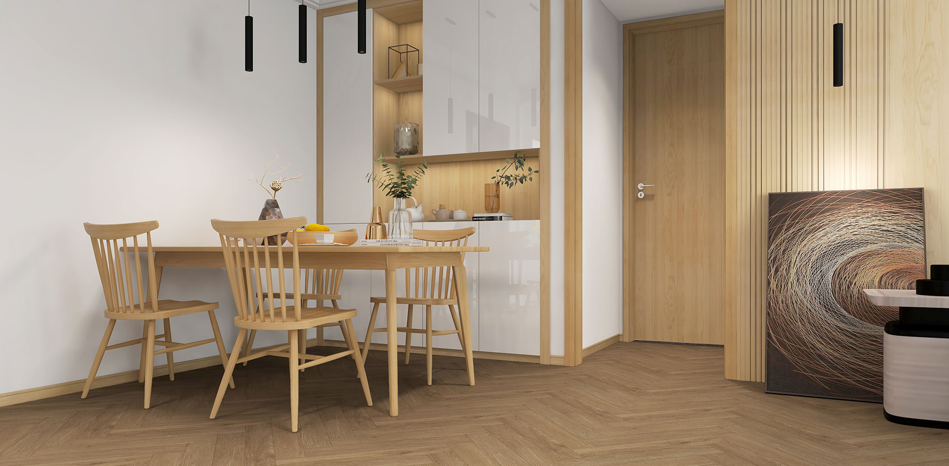 LVT droge rug